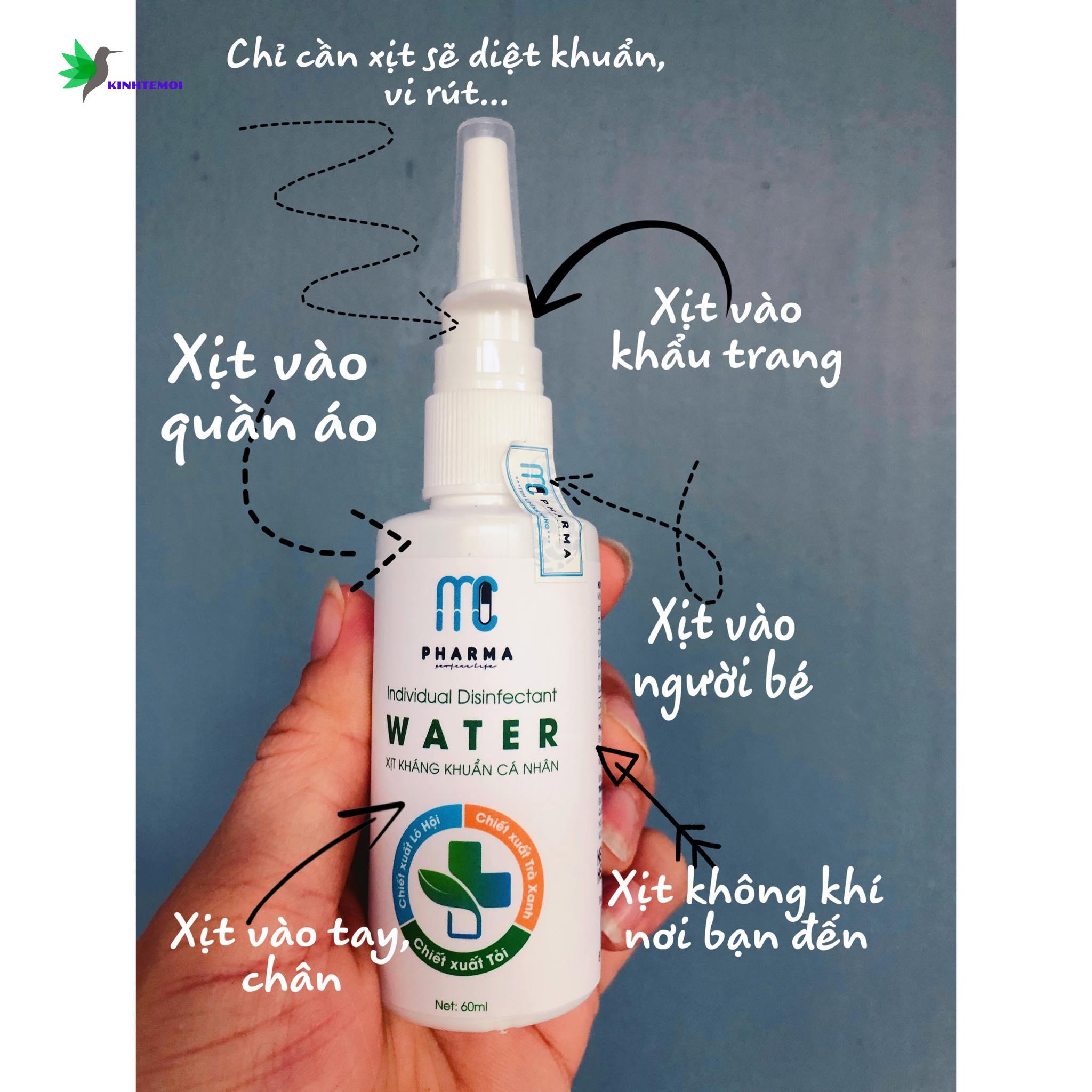 Hướng dẫn sử dụng xịt kháng khuẩn Dược MC Pharma