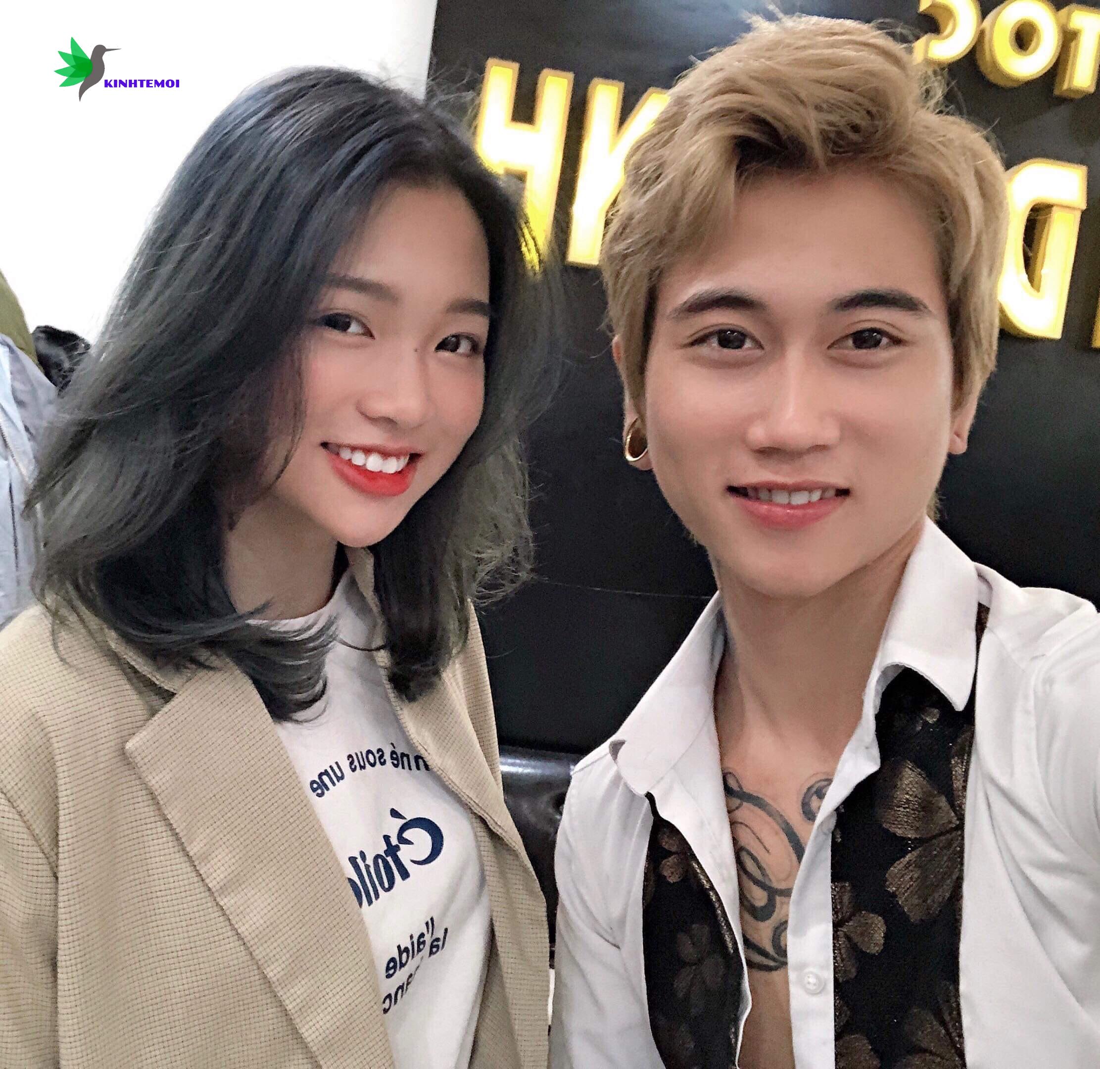 Vũ Anh Đức chàng trai trẻ thành công trên lĩnh vực làm tóc.