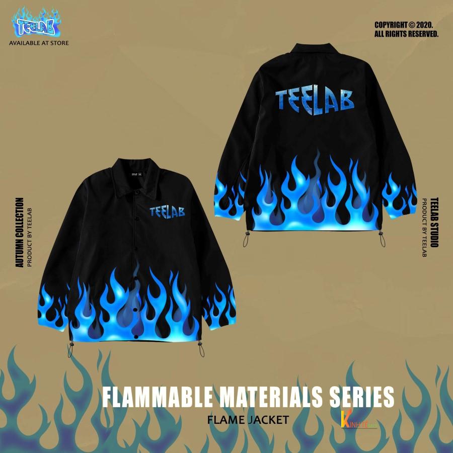 Jacket TEELAB Blue Flame