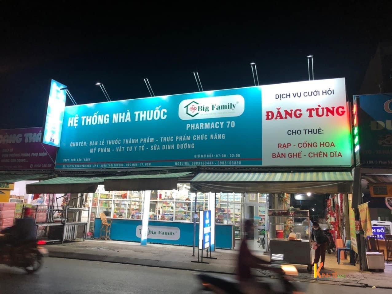 Hình ảnh: Một nhà thuốc nhượng quyền của Big Family