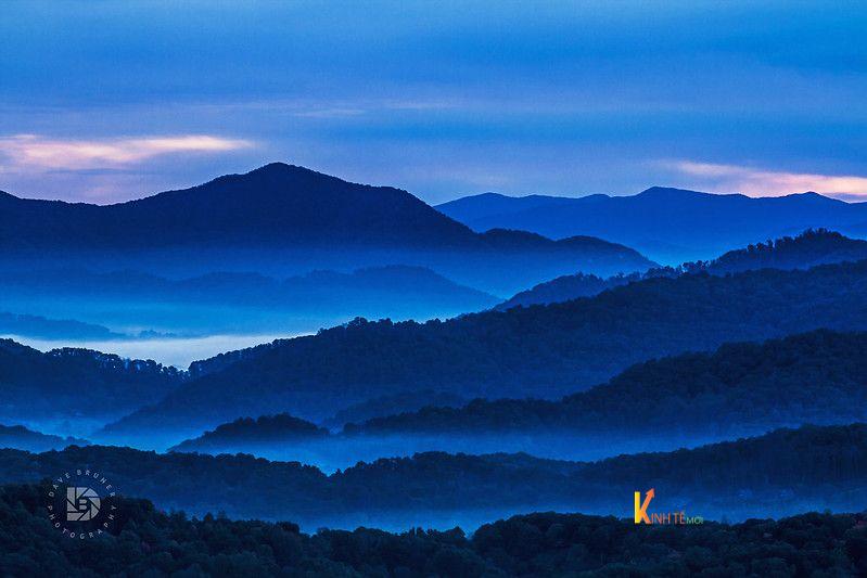 Những ngọn núi xanh Blue Ridge (nguồn: pinterest)