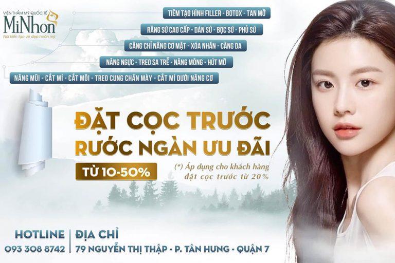 Thẩm mỹ viện quốc tế Minhon - Chương trình làm đẹp trả góp với nhiều ưu đãi khủng