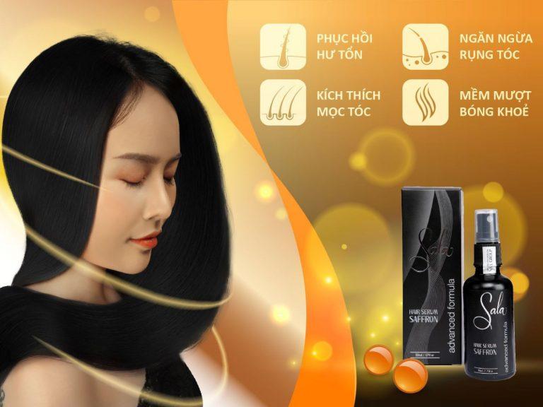 Hair Serum Saffron Sala – Bí quyết cho mái tóc chắc khỏe