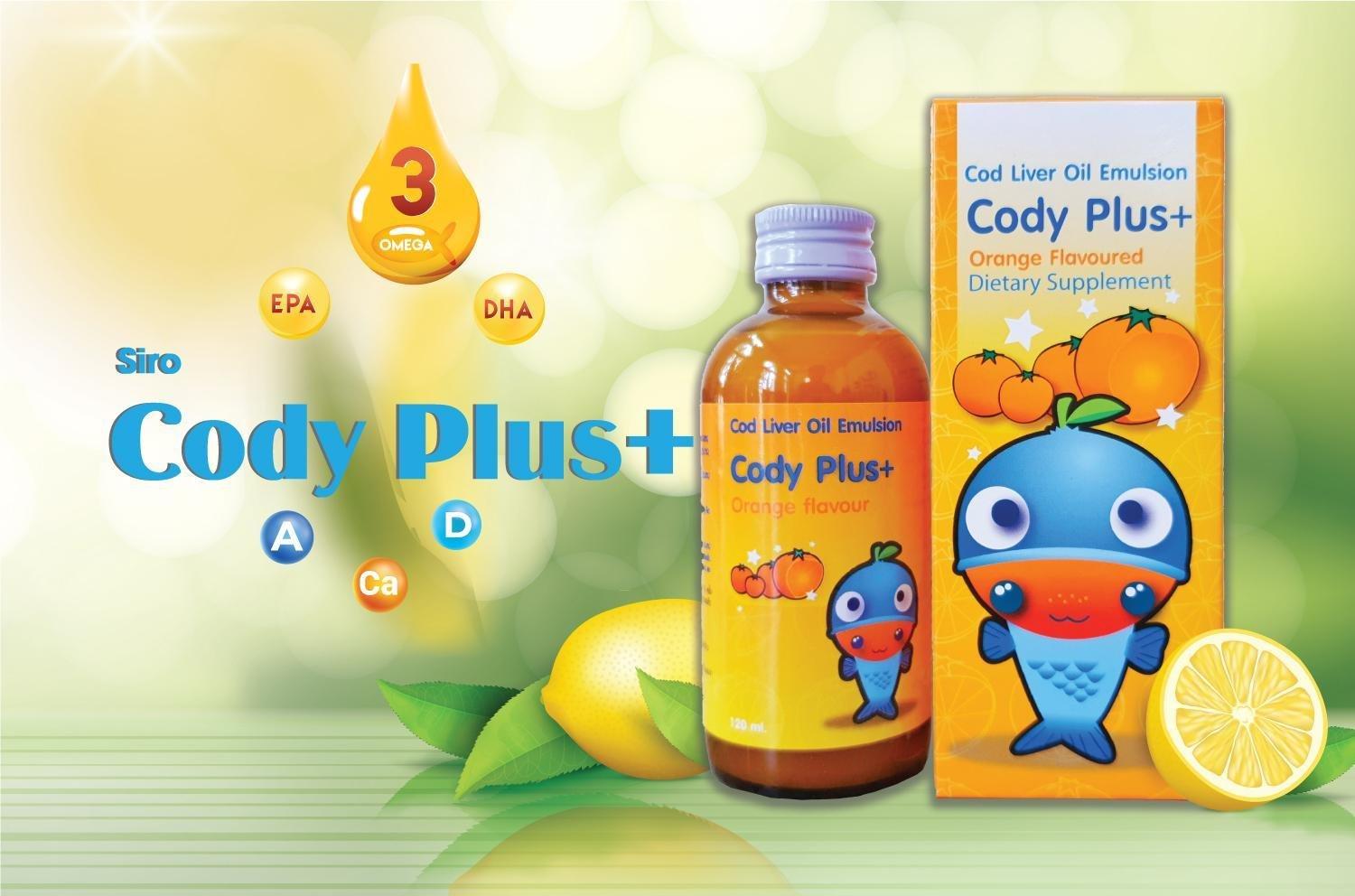 Siro Cody Plus+ cung cấp dưỡng chất cần thiết cho trẻ nhỏ