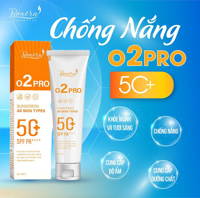 O2Pro và thương hiệu uy tín Bonera Cosmetic cùng nhau săn sóc làn da chị em phụ nữ