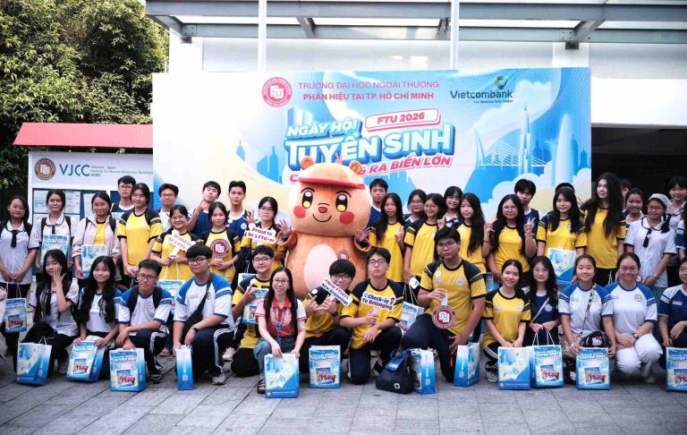 Sôi nổi “Ngày hội tuyển sinh – Con đường ra biển lớn” năm 2026 tại Phân hiệu Trường ĐH Ngoại thương tại TP. HCM